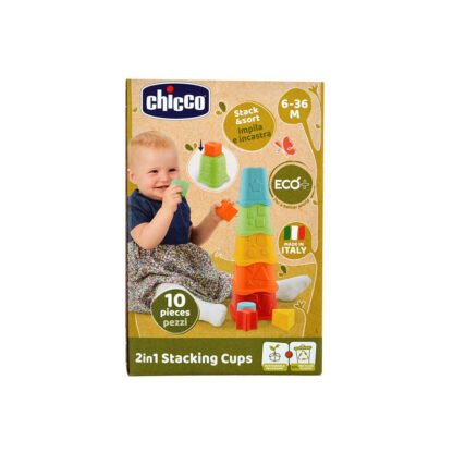 Cubes à empiler 2 en 1 ECO-1