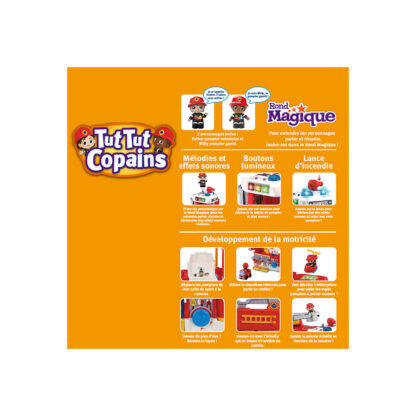 TUT TUT COPAIN SUPER CAMION CASERNE DE POMPIER