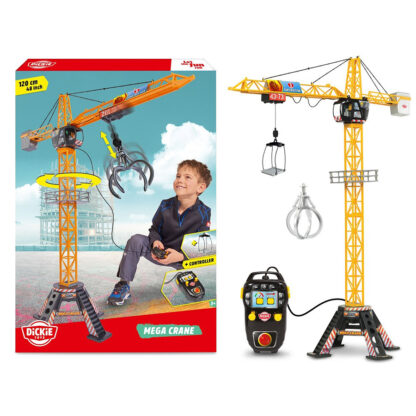 DICKIE – CONSTRUCTION MEGA CRANE, 120 CM