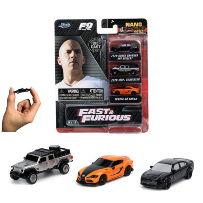 Fast & Furious 3-Pack C Nano Cars