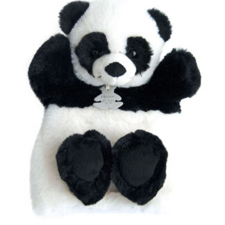 Marionnette à Main Panda Noir et blanc – 25 cm