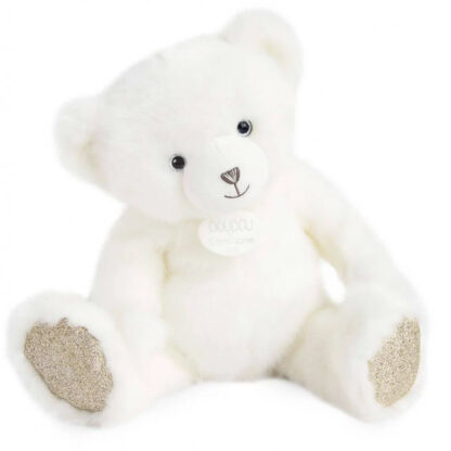 OURS COLLECTION 37 cm - Blanc poudré