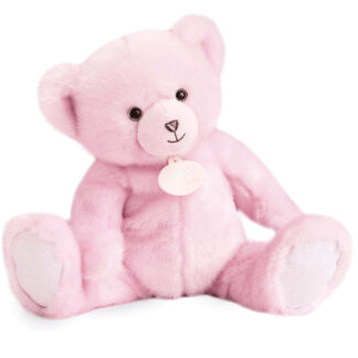 Ours collection Rose Sorbet - Rose poudré - 37cm