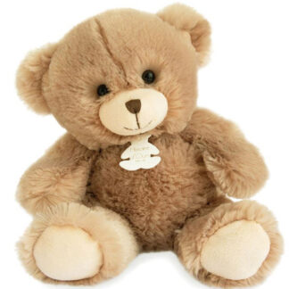 Ours en peluche Bellydou – Marron clair – 30 cm