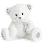 Ours en Peluche Blanc – 25 cm-1