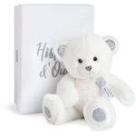 Ours en Peluche Blanc – 25 cm