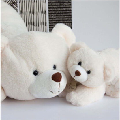 Ours en Peluche Blanc – 30 cm-1