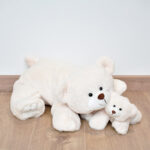 Ours en Peluche Blanc – 30 cm