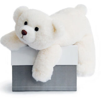 Ours en Peluche Blanc – 30 cm-2