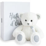 Ours en Peluche Blanc – 40 cm-1