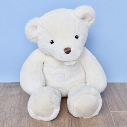 Ours en Peluche Blanc – 50 cm