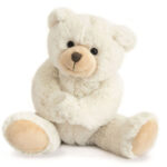 Ours en Peluche Blanc ivoire – 25 cm
