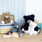 Ours en Peluche Marron Taupe – 25 cm-2