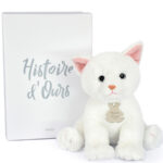 Peluche bébé chat – Blanc