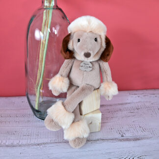 Peluche chien Caniche 30 cm – Les Ébouriffés-1