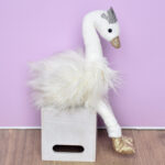 Peluche Cygne Blanc – 30 cm-1