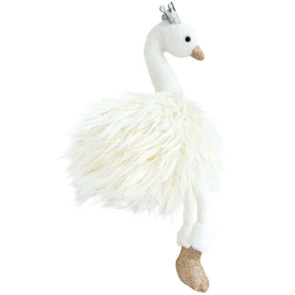 Peluche Cygne Blanc – 30 cm
