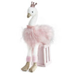 Peluche Cygne Rose – 30 cm-1