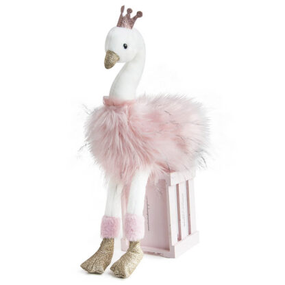 Peluche Cygne Rose – 30 cm-1