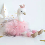 Peluche Cygne Rose – 30 cm