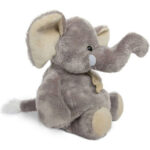 Peluche Eléphant Gris – 23 cm-1