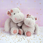 Peluche Hippopotame Gris – 25 cm-4