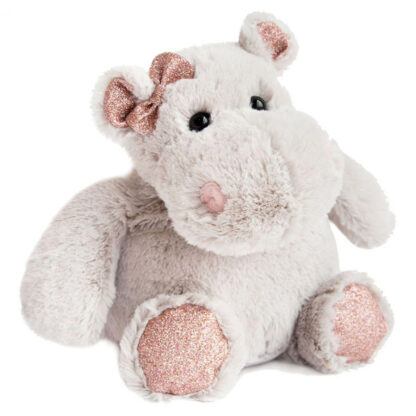 Peluche Hippopotame Gris – 25 cm
