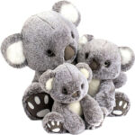 Peluche Koala Gris – 25 cm-1