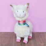 Peluche Lama Blanc – 30 cm-1