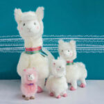 Peluche Lama Blanc – 30 cm-3