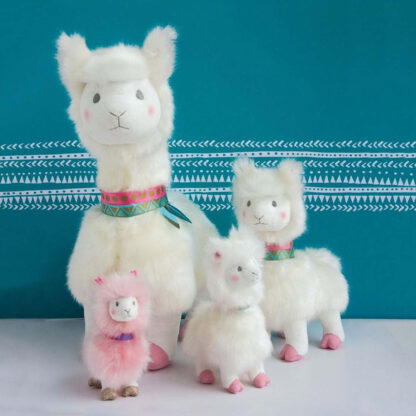 Peluche Lama Blanc – 30 cm-3