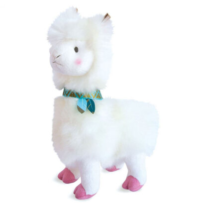 Peluche Lama Blanc – 30 cm