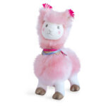 Peluche Lama Rose – 30 cm