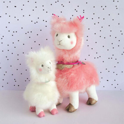 Peluche Lama Rose – 30 cm-3