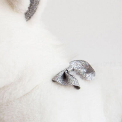 Peluche Licorne Blanc Argent – 35 cm-3