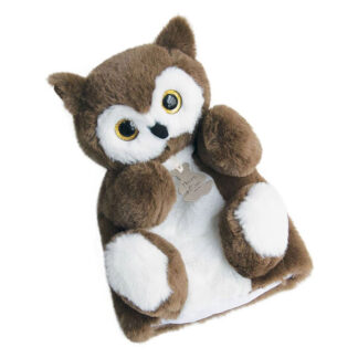 Peluche Marionnette hibou Marron – 25 cm