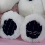 Peluche Ours Preppy Chic – Ivoire – 30 cm-6