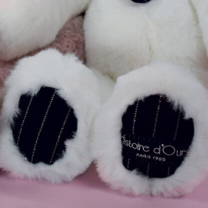 Peluche Ours Preppy Chic – Ivoire – 30 cm-6