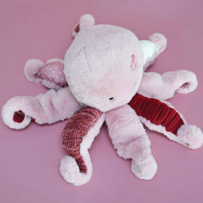 Peluche Pieuvre Rose – 30 cm-1