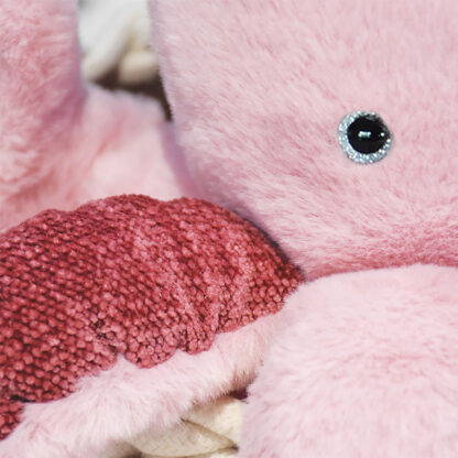 Peluche Pieuvre Rose – 30 cm-6