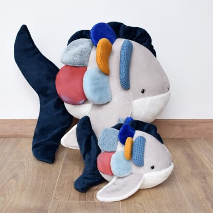 Peluche Poisson Arc-en-ciel – 25 cm