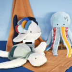 Peluche Tortue de Mer Verte- 40 cm-3