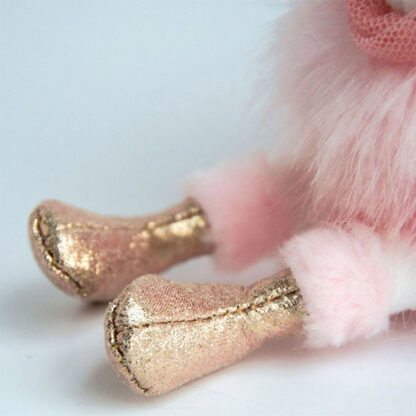 Porte-Clé Peluche Cygne Rose – 19 cm-1