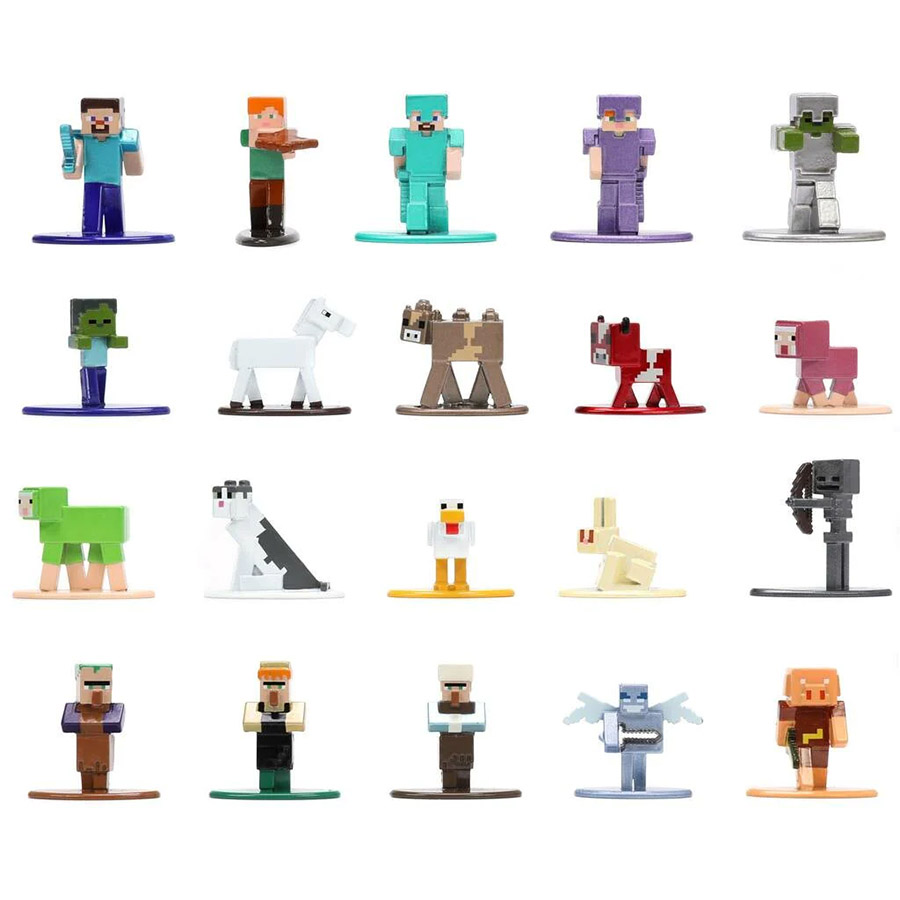 Figurines Minecraft : Pack JADA de 20 personnages