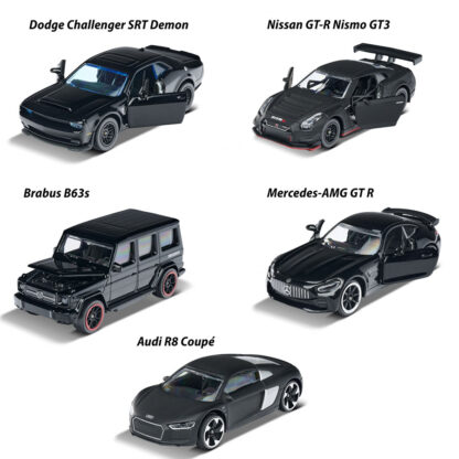 MAJORETTE – BLACK EDITION 5 PIECES GIFTPACK