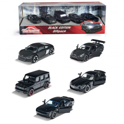 MAJORETTE – BLACK EDITION 5 PIECES GIFTPACK
