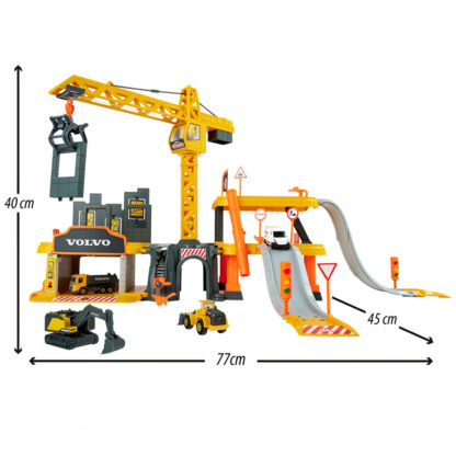 MAJORETTE – CREATIX CONSTRUCTION + 5 VOLVO VEHICLES