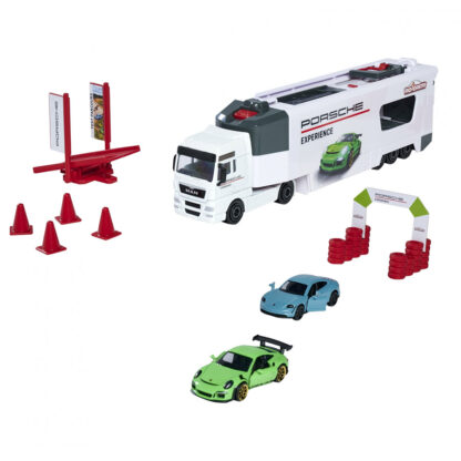 MAJORETTE – MAN TGX TRUCK PORSCHE EXPERIENCE+ 2 CARS