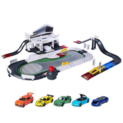 MAJORETTE – PORSCHE EXPERIENCE CENTER + 5 VEHICLES