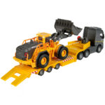 MAJORETTE – VOLVO FH-16 TRUCK + WHEEL LOADER L350H